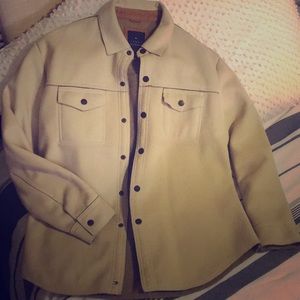 Men’s XL cream Tommy Hilfiger Suede Jacket